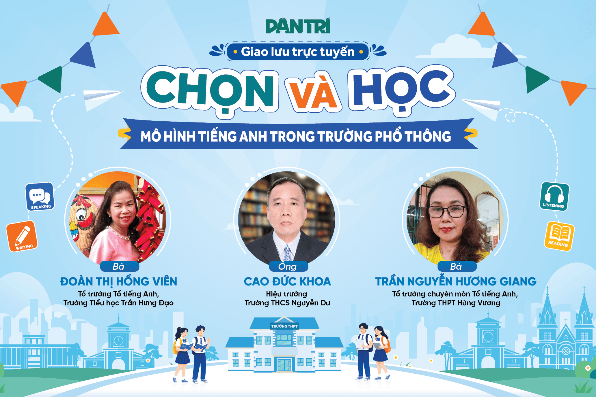 Giao lưu trực tuyến về mô hình tiếng Anh