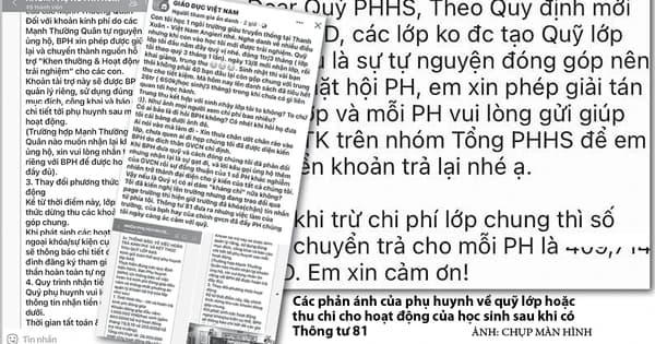 Phụ huynh kêu gọi Bộ GD-ĐT tăng cường biện pháp quản lý quỹ phụ huynh
