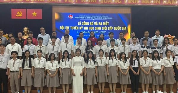 Sở GD-ĐT TP.HCM công bố đội tuyển học sinh giỏi quốc gia 2026-2027