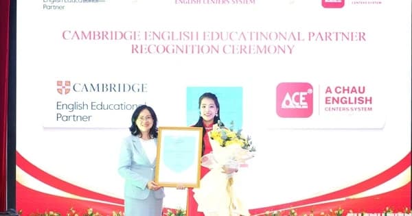 Hệ thống Anh ngữ Á Châu (ACE) nhận chứng nhận Đối tác Giáo dục Toàn diện (CEEP) của Cambridge